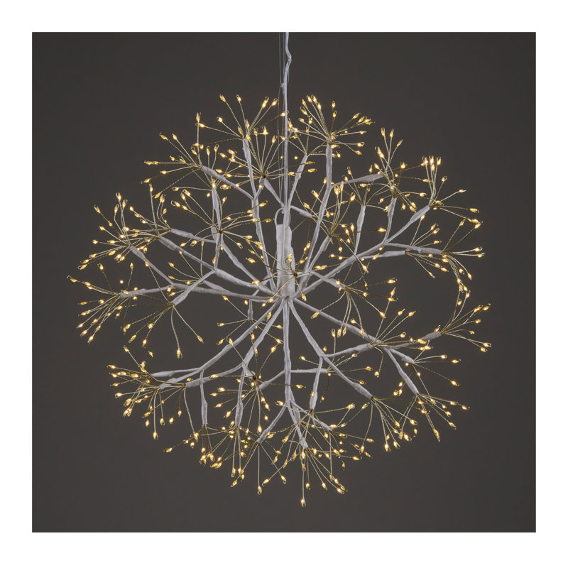 Multicolor LED Hanging Orb 17.5"D