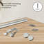 Ensemble de tringle à rideaux simple ajustable de 5/8 po de diamètre avec faiteaux Maniglia,-667076098-667076103