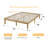 Kailianna 14'' Solid Wood Platform Bed – Durable Wooden Bed Frame with Tall Design for Extra Heavy Duty Support and Timeless Style-966650792-966650788