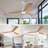 Hot Sales Modern Ceiling Fan With 3 Color Dimmable 3 Solide Wood Blades Remote Control Reversible Dc Motor With Led Light-104199738-104199878-104199875