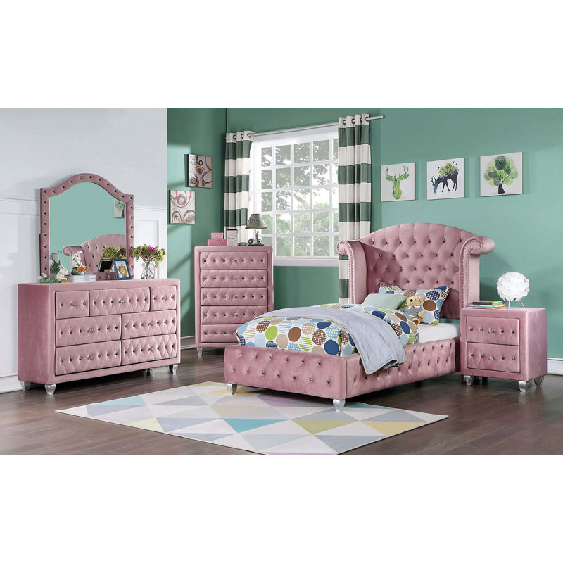 Glam Contemporary Flannelette 1pc Bed