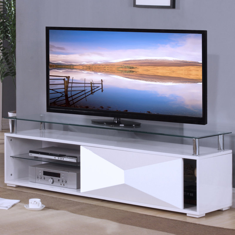 Harrison Unfinished TV Stand for TVs up to 50", White