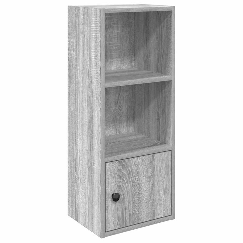 Conary 31 cm W Bookcase, (3 Shelves) 77cmH x 31cmW x 24cmD, Grey Sonoma
