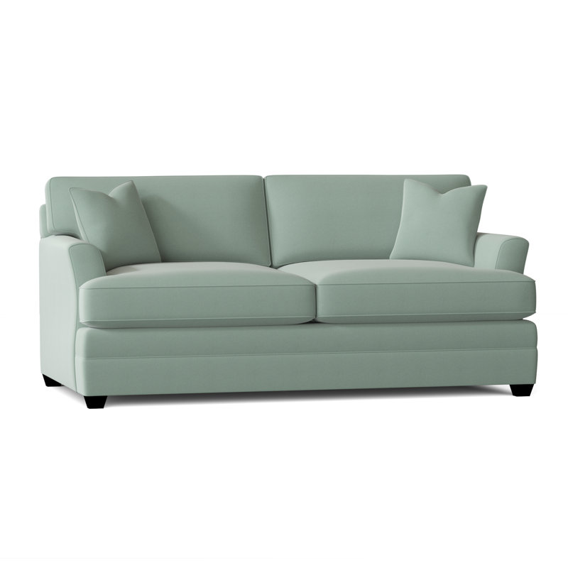 Harriss 76'' Upholstered Sofa, Bayou Spray Canvas