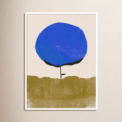 Blue Flower Print by Alisa Galitsyna