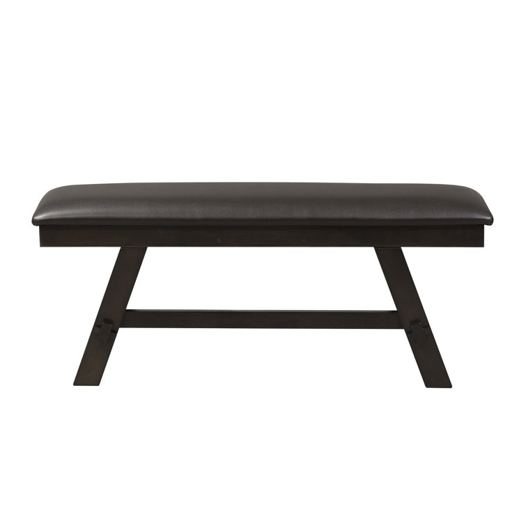 Aljona Faux Leather Upholstered Bench