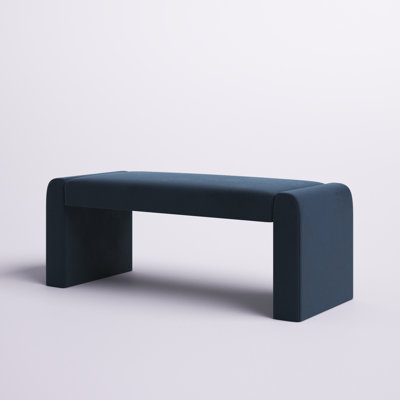 Wagenen 47" Upholstered Bench by Mercury Row