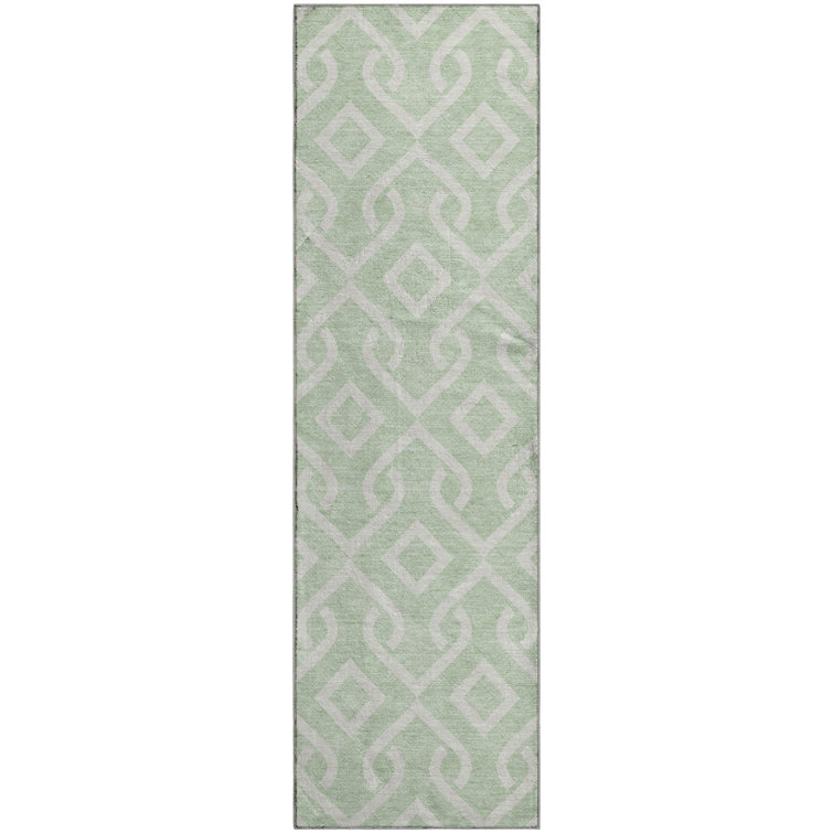 Premium Machine Washable Cerrito Mint Rug