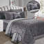 Velvet Plush Crushed Velvet Quilted Coverlet Set – Soft Microfiber Backing-240965708-221363198
