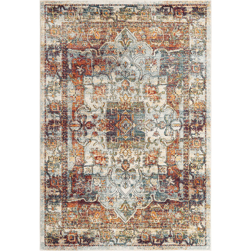 Mekalah Oriental Indoor Rug, Rectangle 6' x 9'
