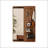 Wall Mounted Full Length Mirror With Shelf And Hook, Multifunctional Design For Space Efficiency In Bedrooms, Living Rooms, And Entrances-1421719216