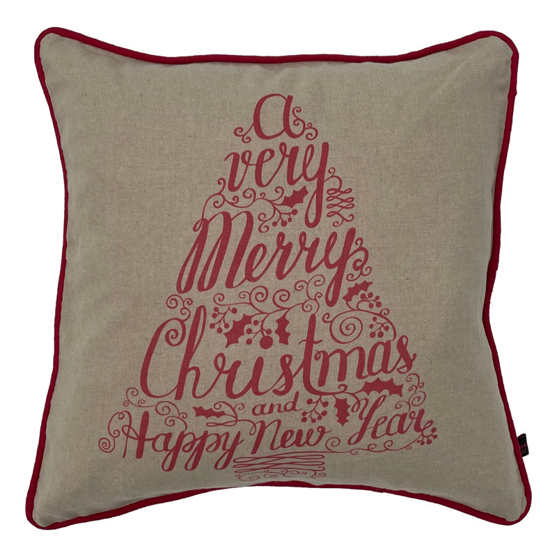 Bromyard Square Cushion, Red