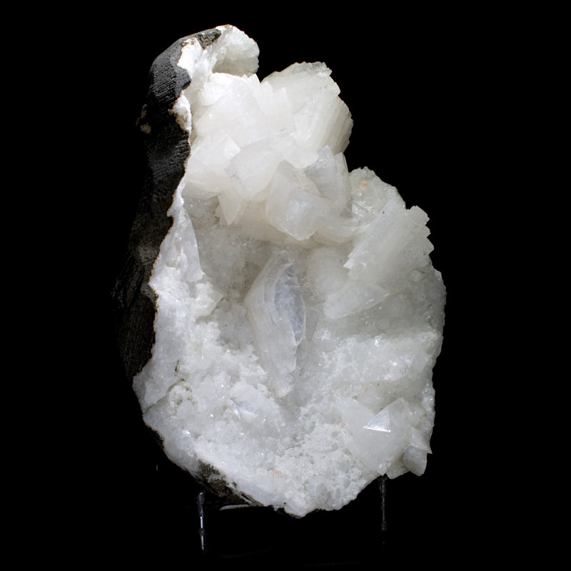 Heulandite et calcédoine sur basalte