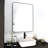Bathroom Mirror with Black Aluminum Frame