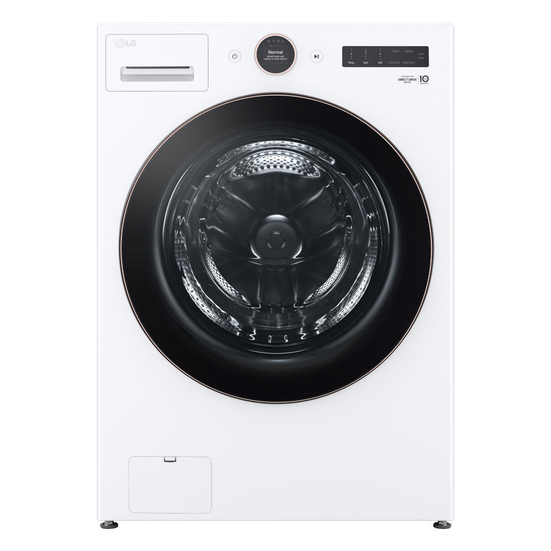 5.0 Cu. Ft. Mega Capacity Smart Front Load Energy Star Washer With Turbowash® 360° And AI DD® Built-In Intelligence, White