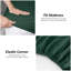 Super Dreamer Pack of 6 Fitted Bed Sheets Solid Colour Polyester Soft Touch Bedding Machine Washable UK Sizes-118043889-118043893