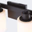 Éclairage pour salle de bain 4 lumières 32 po en bronze huilé avec abat-jour en verre givré blanc laiteux, luminaire pour salle de bain sur miroir-131234229-131234232