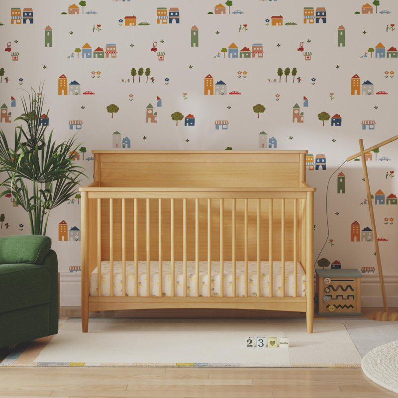Lit de bébé convertible 4-en-1 Frem, Miel