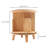 Rotating Bookshelf Display Floor Standing Bookcase Storage Rack