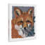 «Fox with Opaque Leaves», art mural sur toile par Nancy Overton-317750476