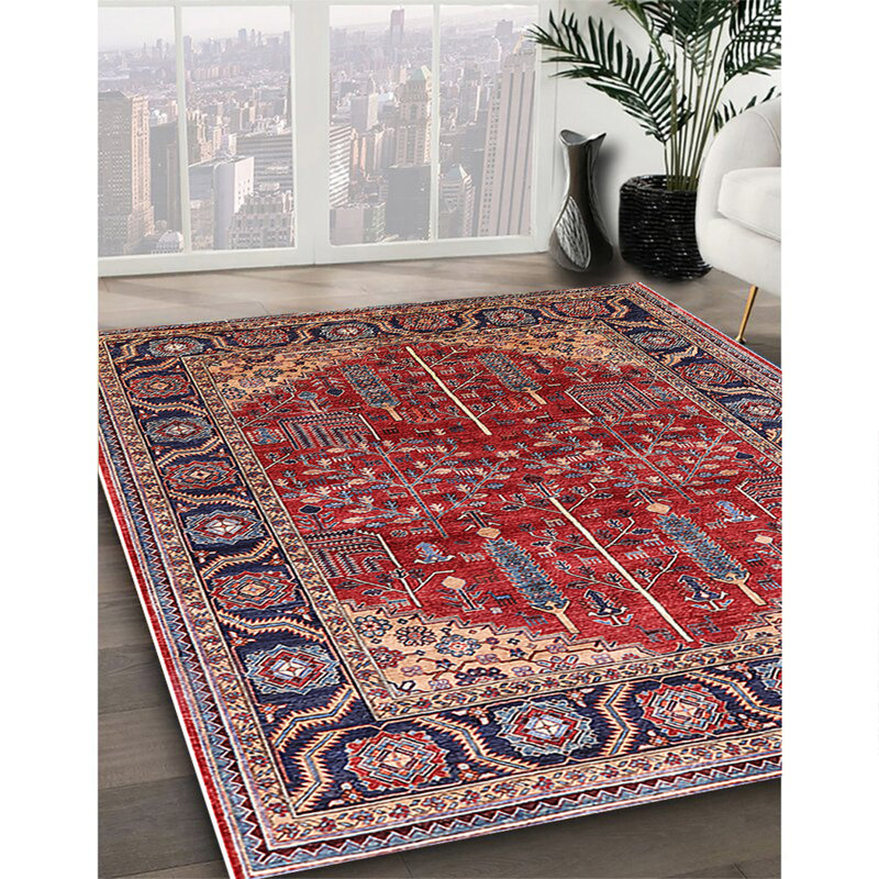 Oriental Indoor Rug, Square 4'