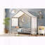 Lit simple au sol avec auvent et rampes Montessori-129502957