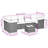 Vidaxl Garden Sofa Set Black