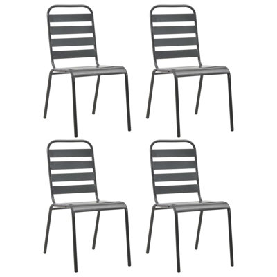 Perseus Stacking Patio Dining Side Chair by George Oliver