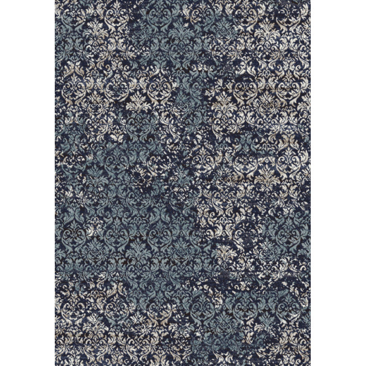 Tapis bleu foncé erroll
