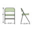 Chaise pliante en tissu 3200 Series-1077608057