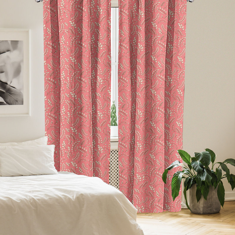 Rideaux 4 panneaux Red Barrel Studio®, L 56 po x L 84 po