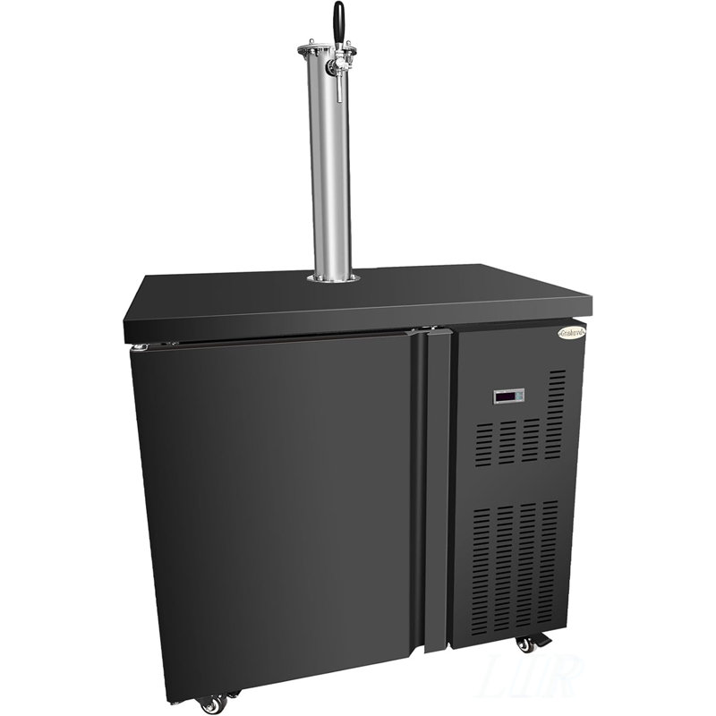 BEER KEGERATOR, Full-Size Kegerator and Beer Cooler with Drip Tray, Adjustable Temperature Draft Beer Dispenser