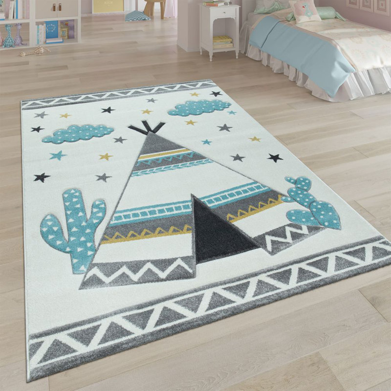 Mattias Flatweave Cream Rug, Rectangle 140 x 200cm