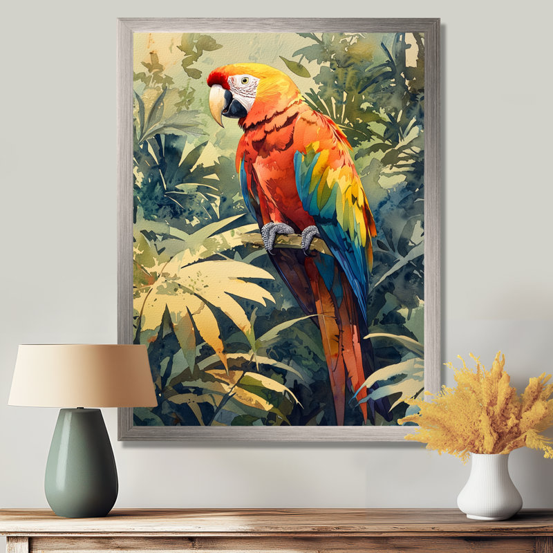 Clarixa - animaux, reproductions d'art mural, 20" H x 12" W, Picture Framed, Silver