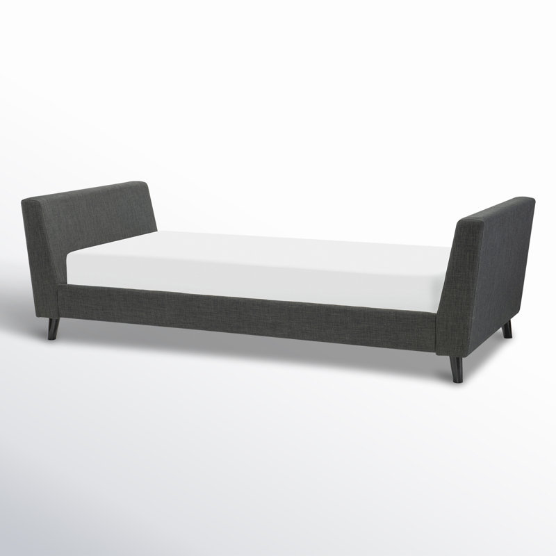 Ryeleigh Upholstered Daybed, Charcoal