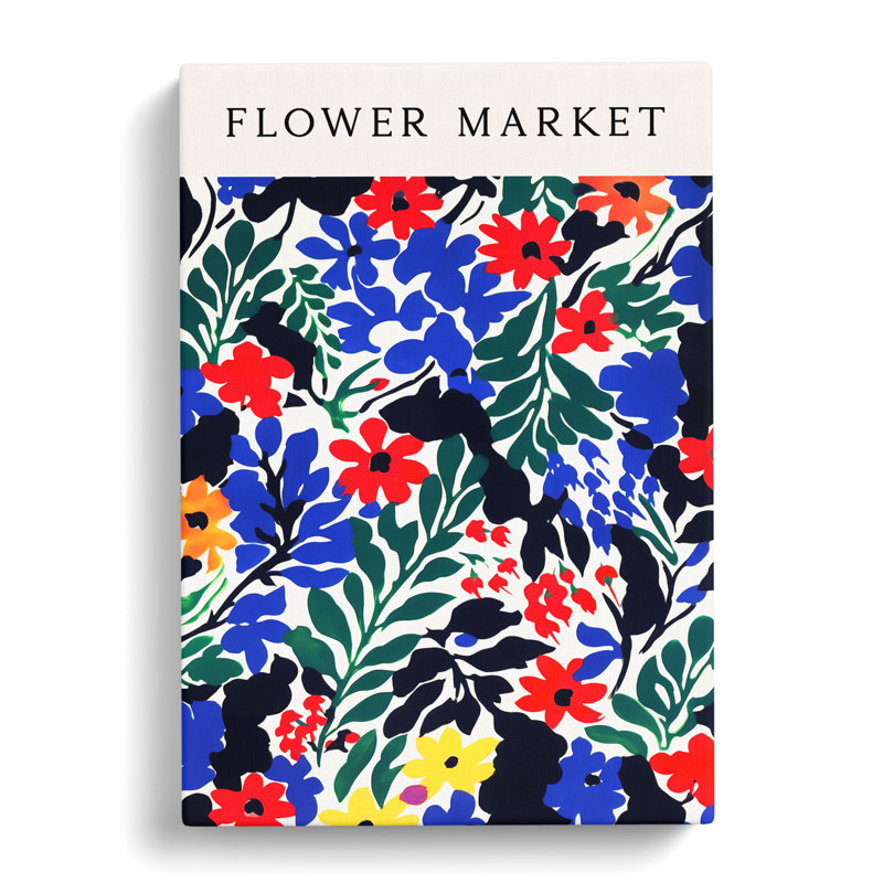 The Flower Market Exhibition No. 6 - Wrapped Canvas Print, 76cm H x 50cm W x 3cm D