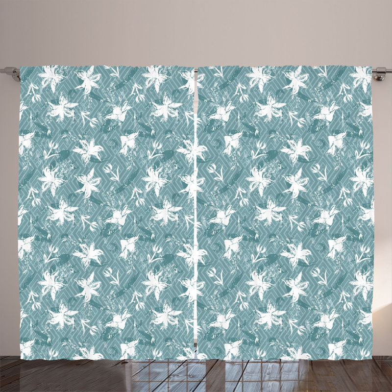 Semi Sheer Curtain Pair