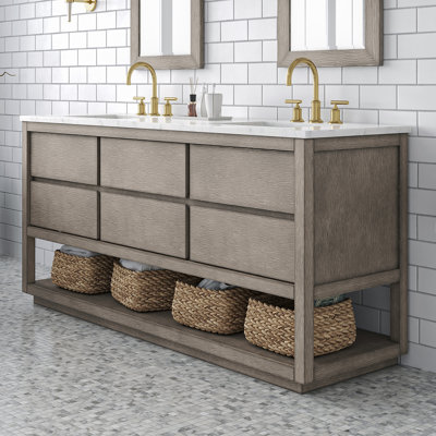Ensemble de meuble-lavabo double 72 po Constanta
