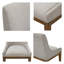 Chaise de salle à manger rembourrée, ensemble de 2