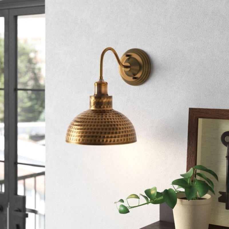 Kallie Barn Light, No, Yellow Brass