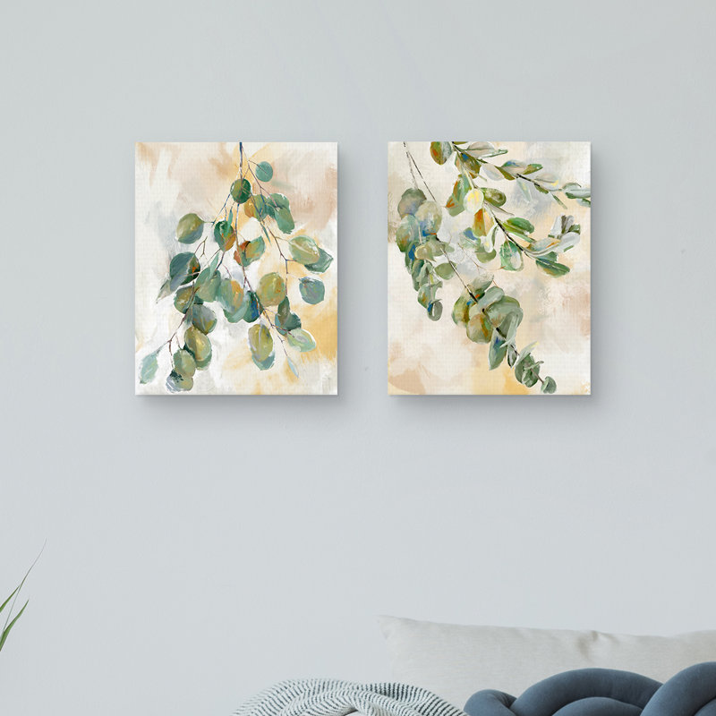 " Eucalyptus I-II " 2 - Pieces