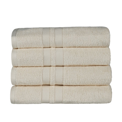 Ensemble de serviettes en coton 4 pièces