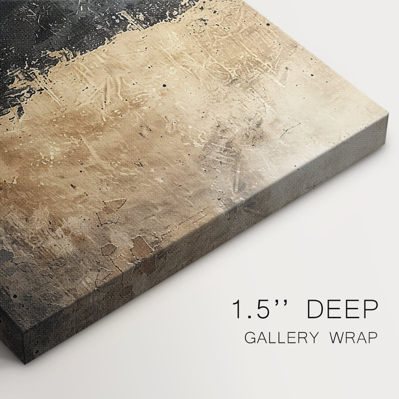 ABSTRACT Series CCCCXXI - Toile tendue avec châssis de qualité supérieure - Prêt à être accroché, H 12 po x l 8 po