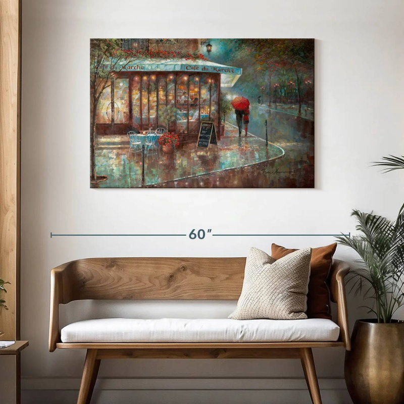 Sireci Cafe Du Marche, 30" H x 45" W