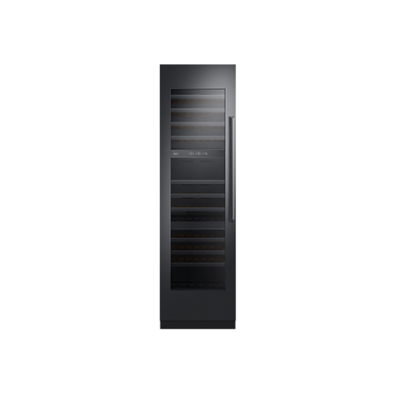 24" Wine Column Panel Kit, Contemporary, Graphite Stainless