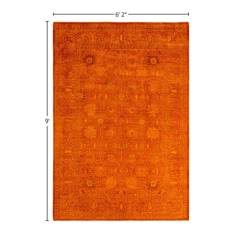 Koussi One-of-a-Kind 6' 2" X 9' 0" Hand Knotted Area Rug