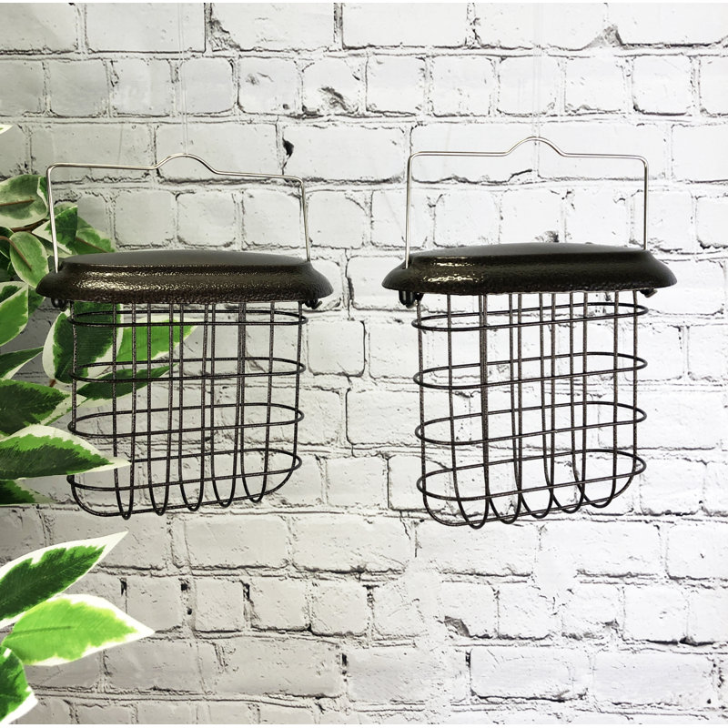 Exuma Metal Hanging Suet Bird Feeder