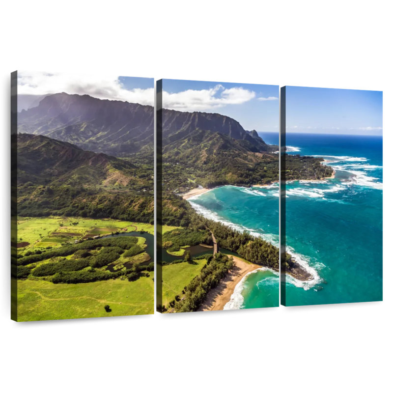 Gillard Kauai Coastal View, 42" H x 65" W