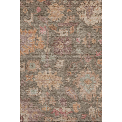 Premium Machine Washable Konopka AMF1108 Global Rug