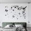 Butterfly Vine Art Floral Wall Sticker-1878659940